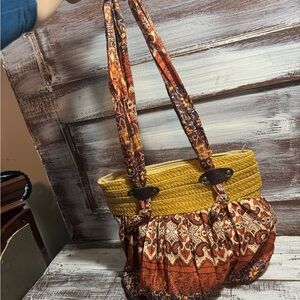 Bohemian Patchwork Tote Bag - Multicolor